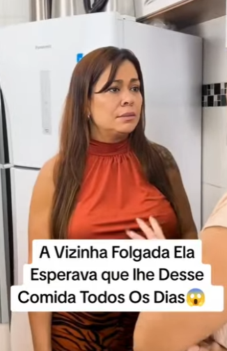 T1035015 A vizinha folgada esperava comida todos os dias… até ouvir o que não queria 😤🍽️ part 2