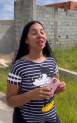 T0702007 Se achando porque namorado lhe deu um celular, mas felicidade dela durou pouco part2