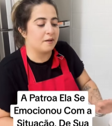 T1004028 Patroa Ela Se Emocionou Com Situação, De Sua Empregada part2