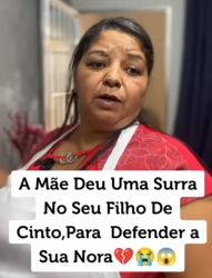 T1004040 Mãe Deu Uma Surra No Seu Filho De Cinto,Para Defender Sua Nora part2