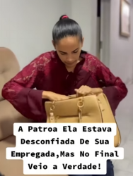 T1004009 Patroa Ela Estava Desconfiada De Sua Empregada,Mas No Final Veio part2